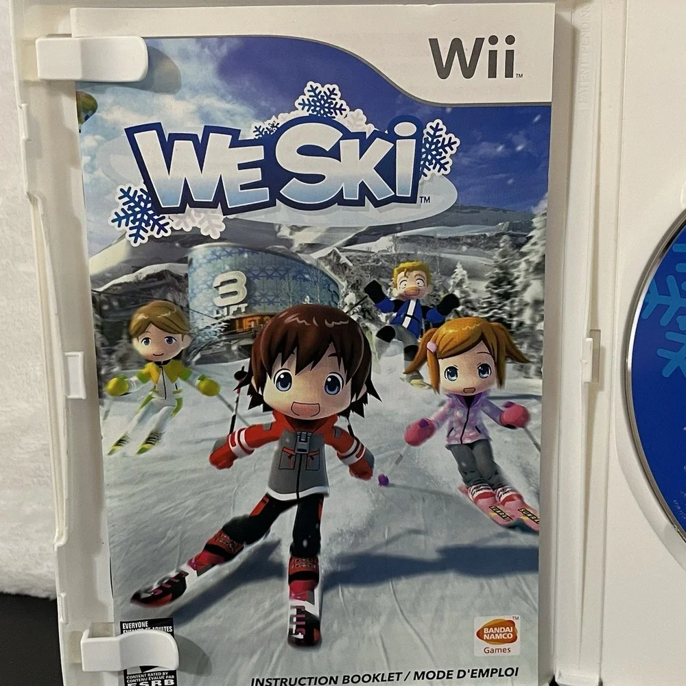 We Ski Wii Game 2008 Namco Bandai  Nintendo Up to 4 Players
